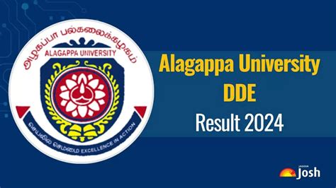 www.alagappauniversity.ac.in result 2022|Alagappa University Distance (DDE) Result 2022 (Released .